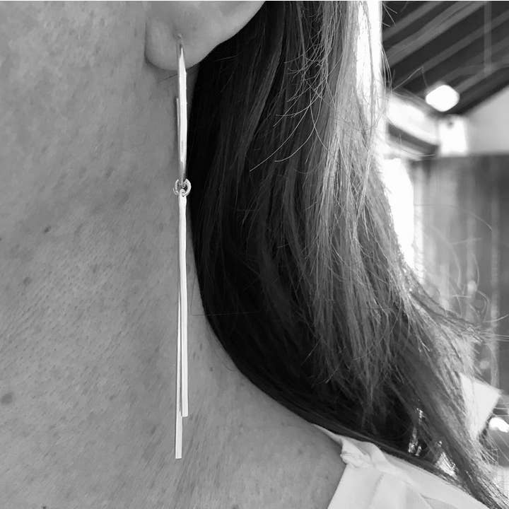 REMOVED BRAND – Engroshandel Hængeøreringe og creoløreringe – Hoops, Dangly Drop Hoops, Party Øreringe, Sølv Party Øreringe