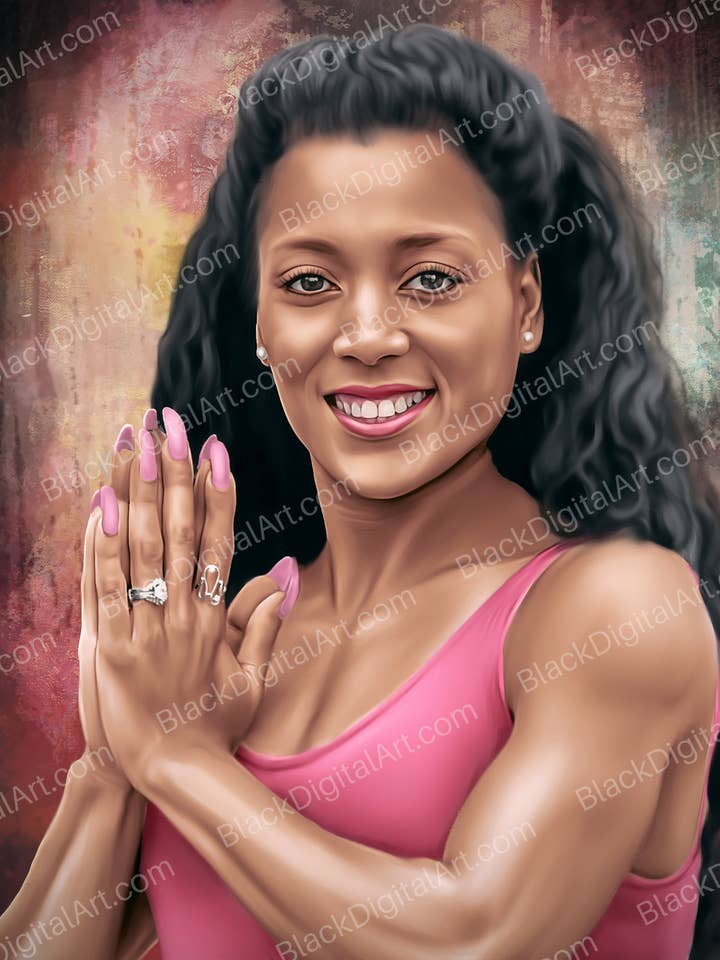 FLO-JO para venta al por mayor de Wayne Flint Digital Portraits