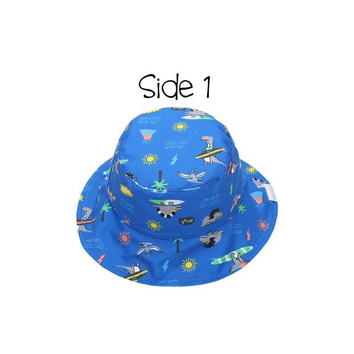 FlapJackKids - Wholesale Sun hat – Kids - Kids UPF50+ Patterned Sun Hat - Dino2