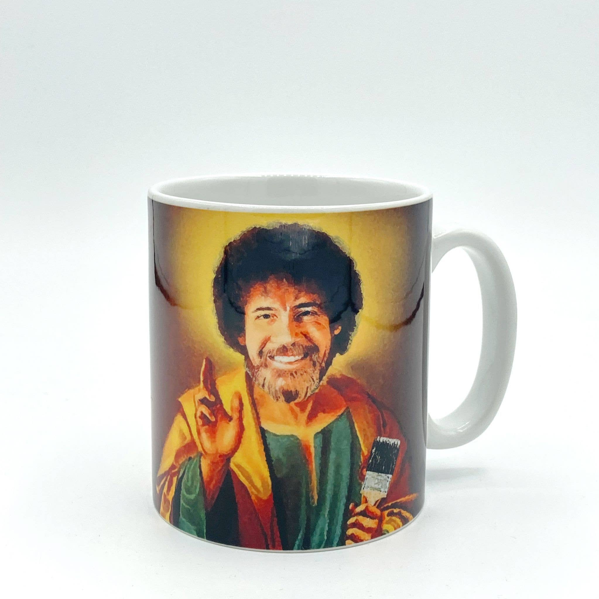 ART WOW – Großhandel Kaffeebecher – Tassen, Schutzpatron von Chill - Bob Ross von Wallace Elizabeth