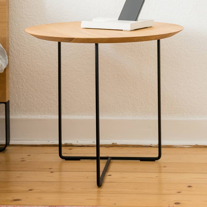 Oak 01 Side Table | Size M | Black for wholesale by Weld & Co Manuel Welsky
