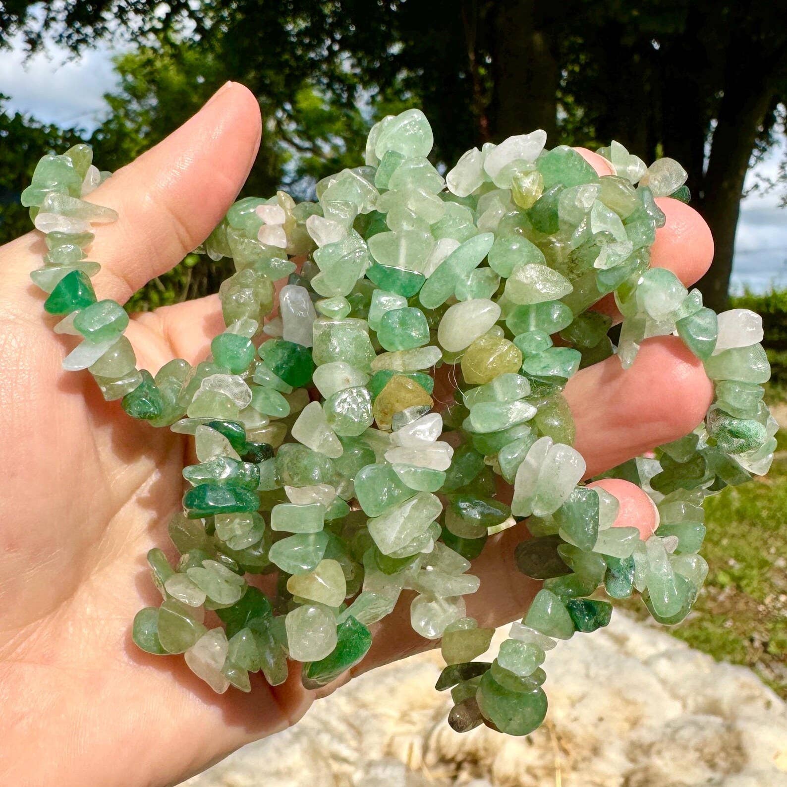 Elf Kendal Hippies - Wholesale Beaded Bracelet - crystal chip bracelet stretch bracelet gemstone jewelry elf4