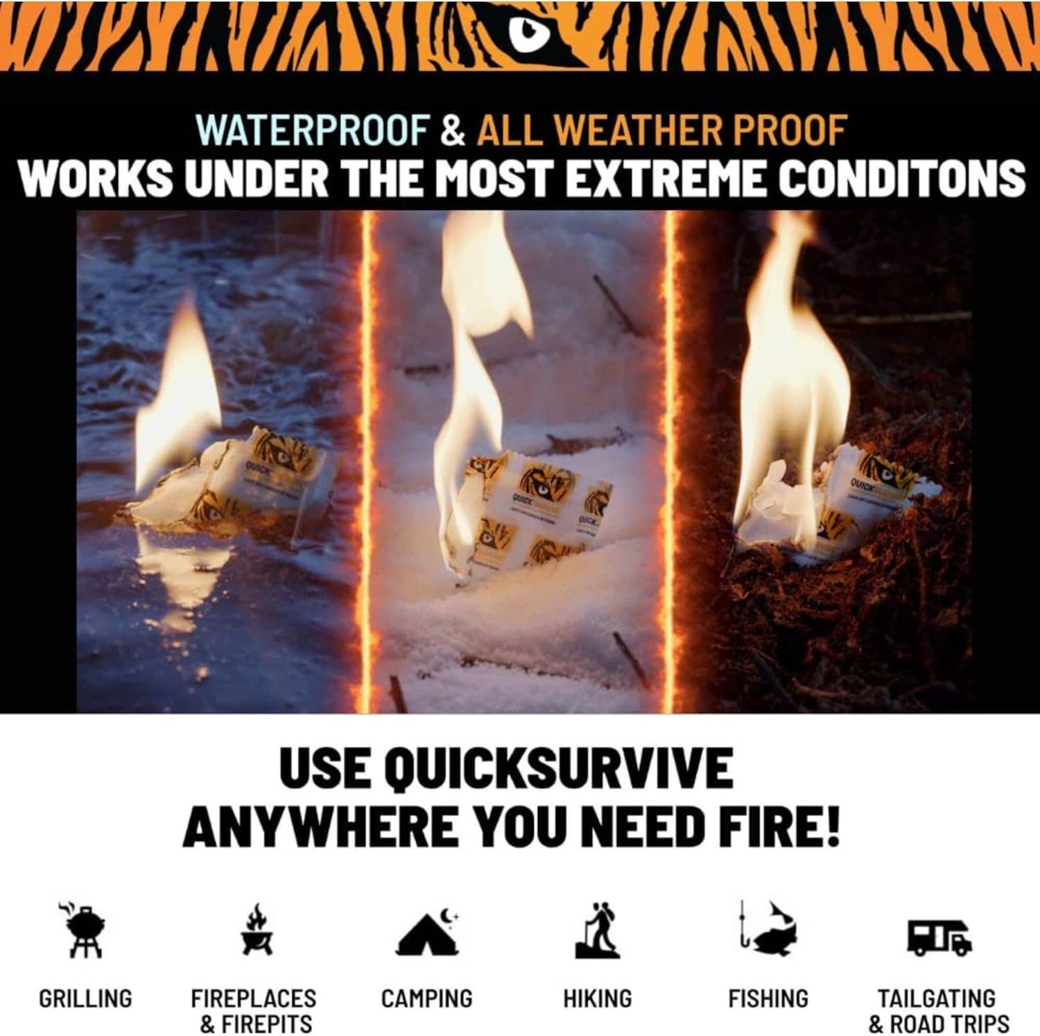 Innovarix - Wholesale Fire Pit - All-Purpose Waterproof Fire Starters 12pack1