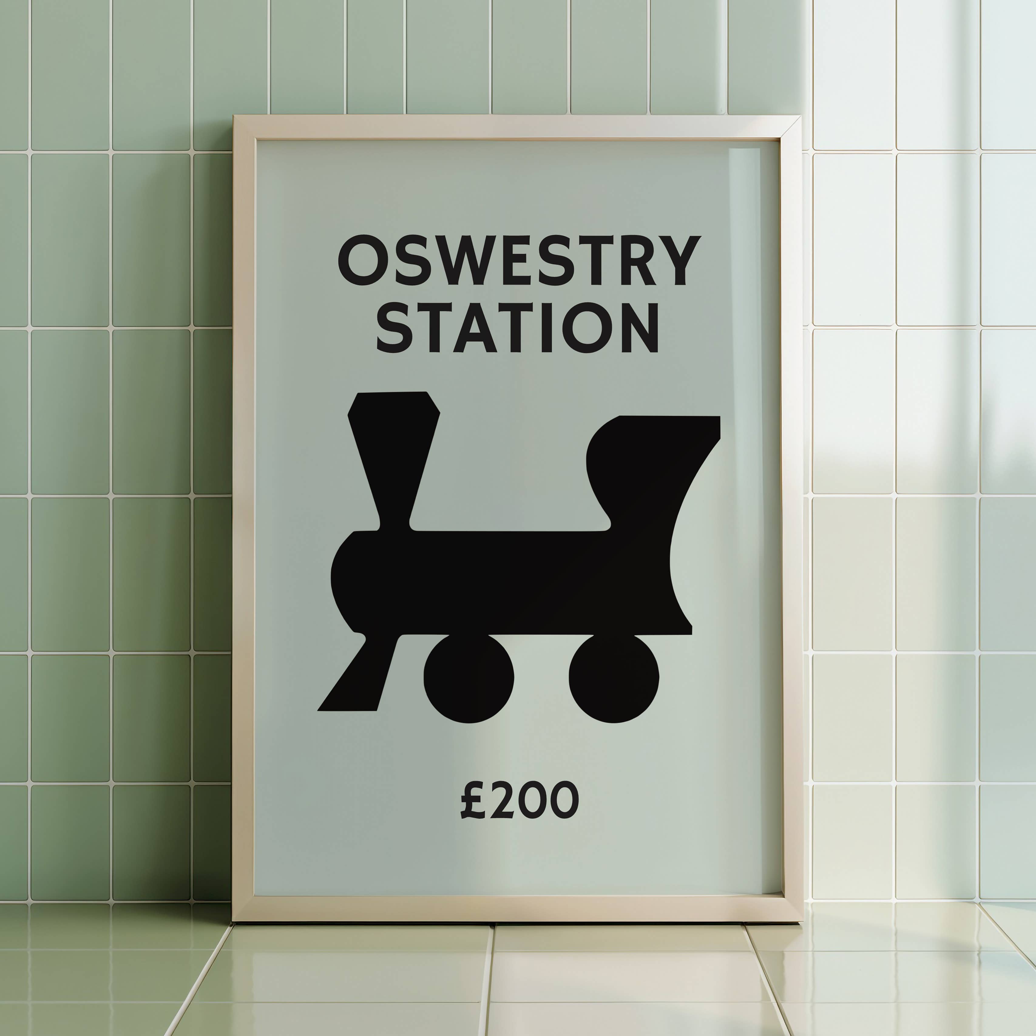 Timmy Loves – wholesale Art print – Customised Railway Station A3 Art Print5