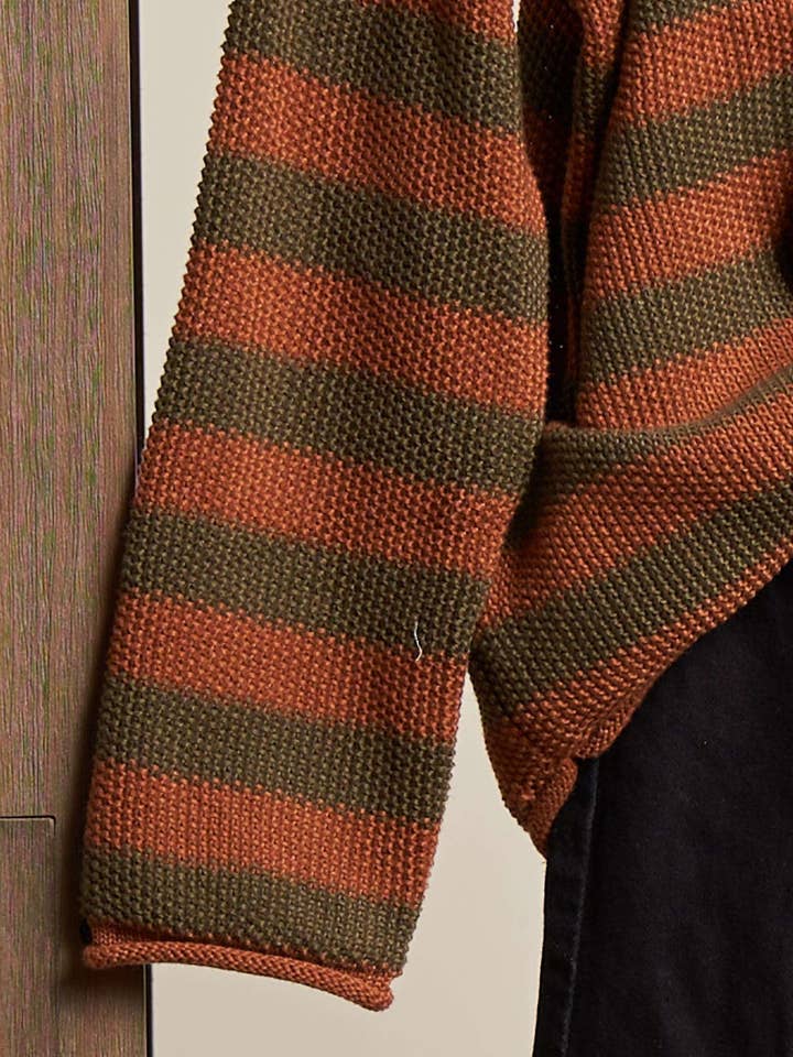 Mello. - Wholesale Knit Sweater - Women's - Casual Striped Sweater7