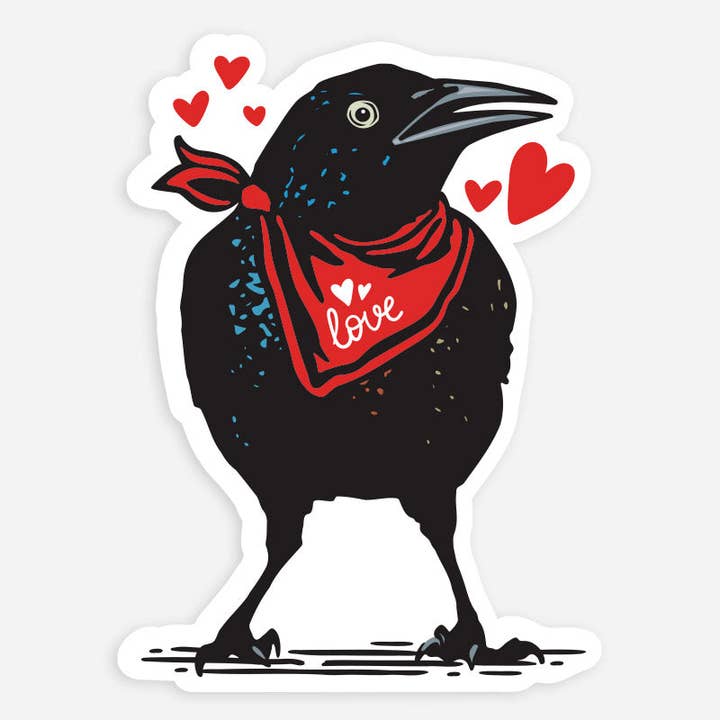 Love Grackle Sticker for wholesale by Gusto Graphic Tees