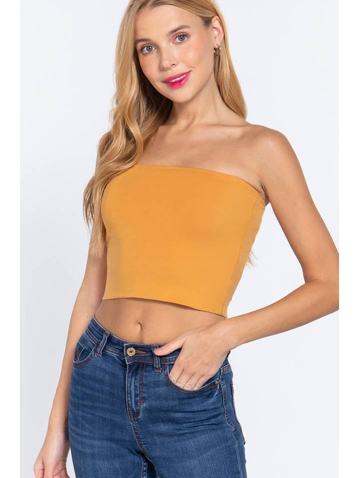 Vanilla Monkey - Wholesale Sports Bra - Women's - Solid Crop Tube Top6