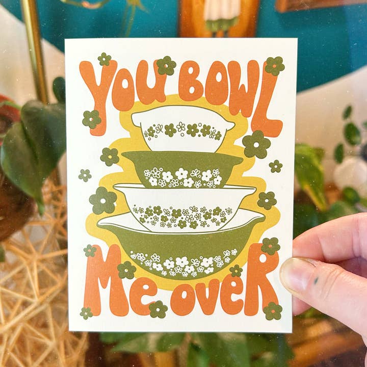 Tarjeta Love You Bowl Me Over para venta al por mayor de Chateau Blanche