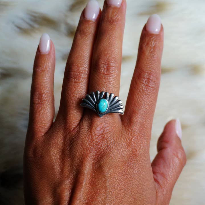 Sowell Jewelry - Wholesale Cocktail/Statement Ring - Prayer Turquoise Ring2