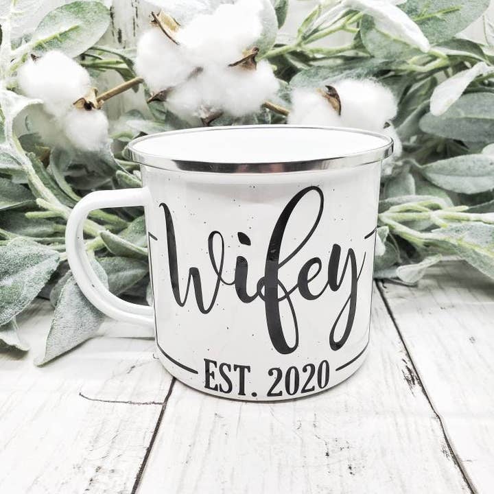 Superior Sweet Water - Wholesale Coffee Mug - Hubby and Wifey Mugs, Mug Set, Newlywed Gift, Personalized Wedding Gift, Bridal Shower Gift, Anniversary Gift, Couples Gift