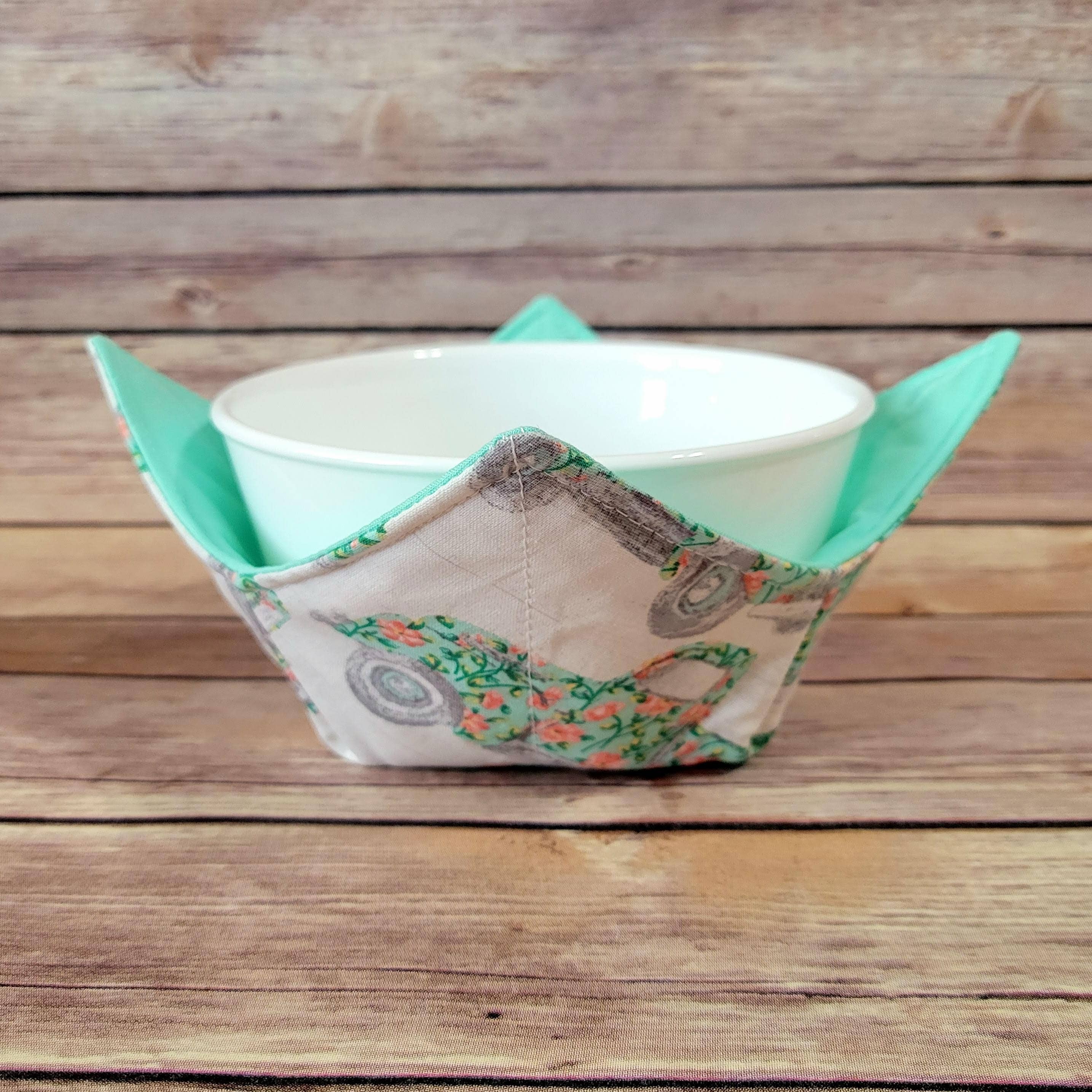 Burpie Bibs Boutique - Wholesale Oven Mitt/Pot Holder - Spring Bowl Cozy | Floral Hot Pad | Flower Flowers Bee Bees30