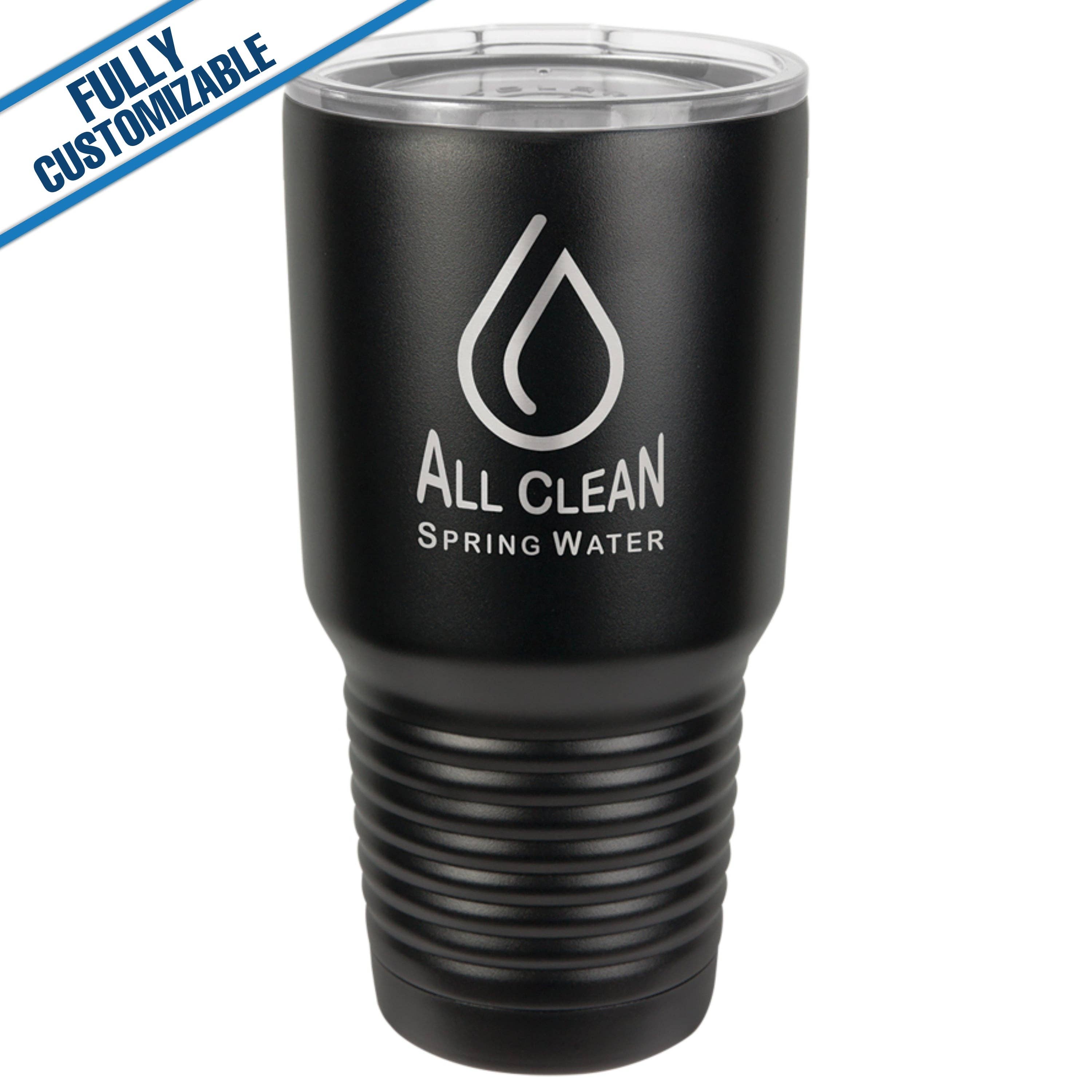 GiftWorksPlus - Wholesale Insulated Mug/Tumbler - 30oz. Engraved Tumbler with Flip Lid - Fully Customizable1