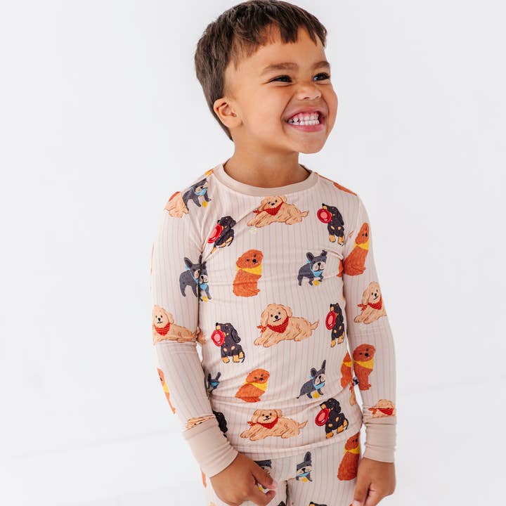Dog-Gone Fun Kids Pajamas for wholesale by Kiki + Lulu