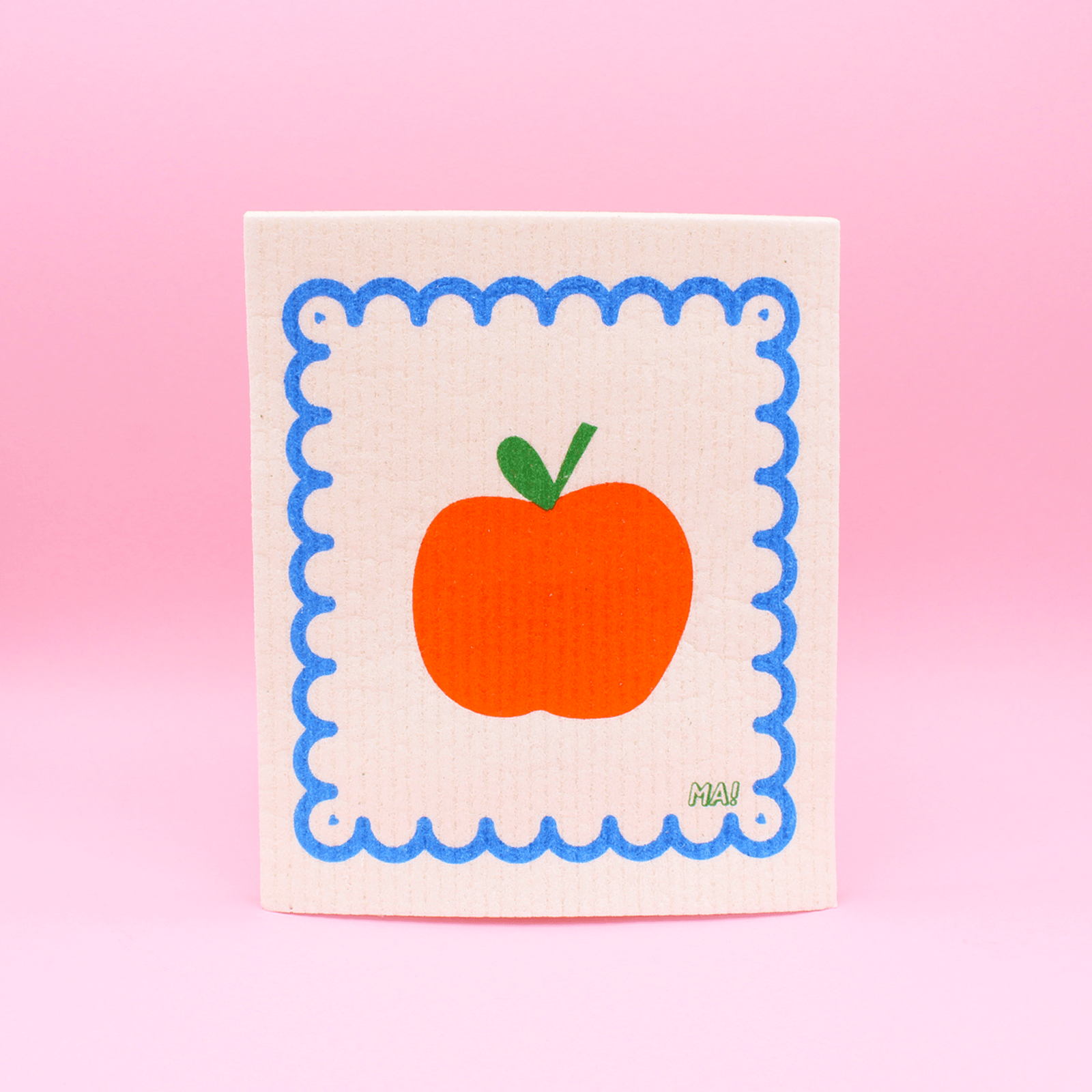 Machatatelier – wholesale Rengöringssvamp – Ekologisk tvättsvamp - äpple1