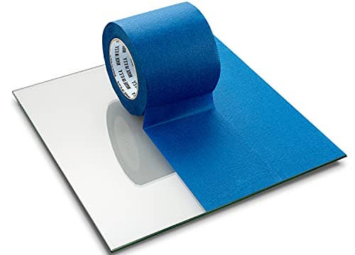Tapix - Venta al por mayor Papel celofán - Cinta ancha azul para pintores, 4 pulgadas x 60 yardas4