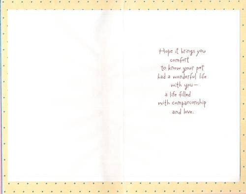 DICKENS INC. - Wholesale Sympathy Card - Sympathy Loss of Pet | AGTC | MD | 69597311