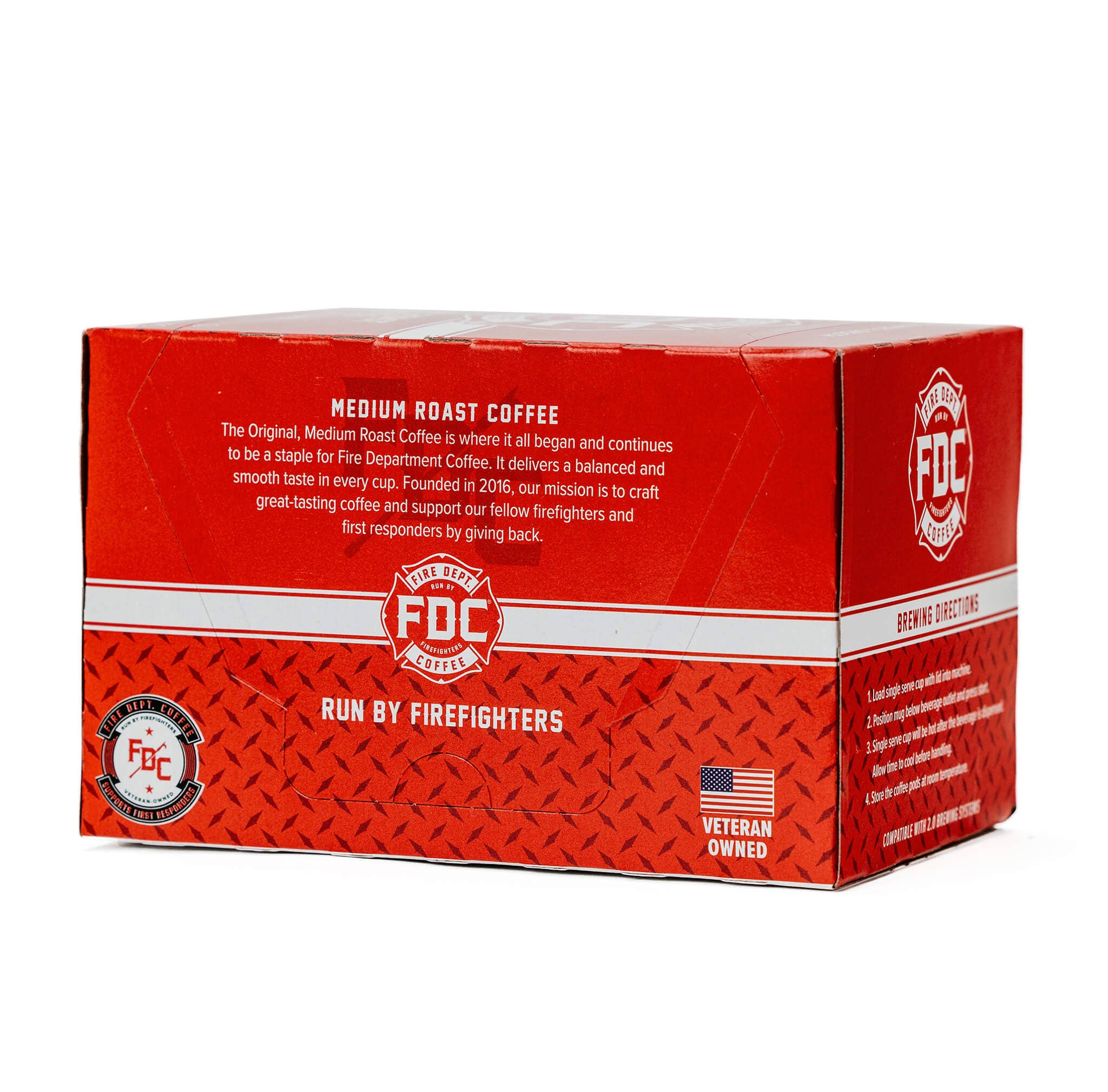 Fire Department Coffee, Inc. - Venta al por mayor Café molido - Vainas de café tostado medio originales2