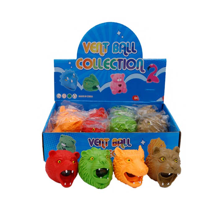 Cap Zone – Engroshandel Klemmelegetøj - Børn og baby – Vilde dyr hoved Orbeez Fyldt Squishy legetøj