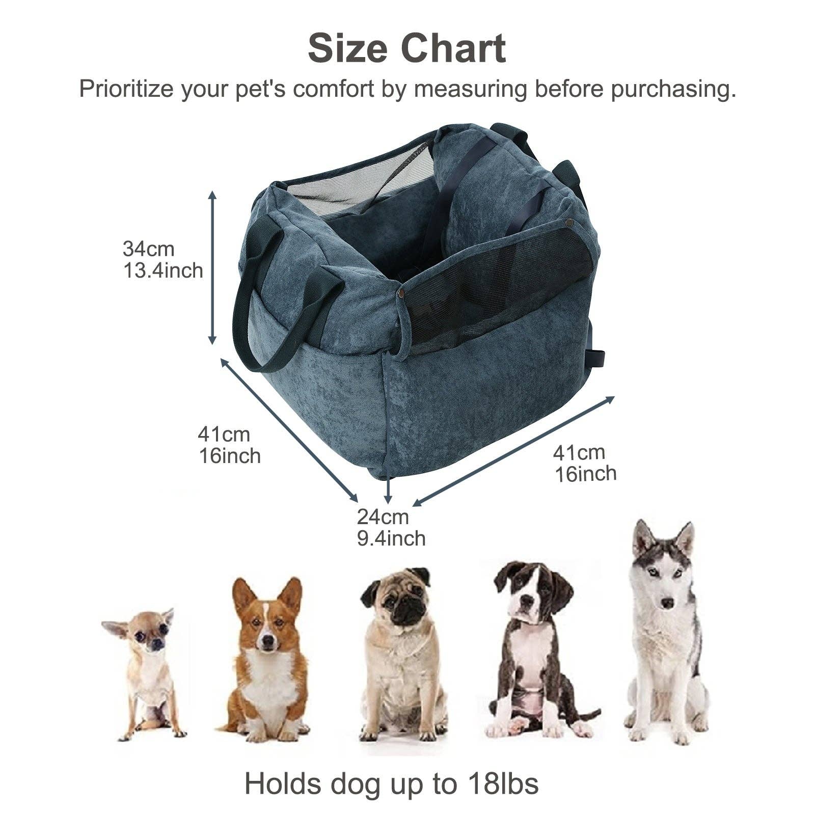 PEHOM - Wholesale Pet Carrier - Dog - Puff Guard Dog Car Seat - Camel23