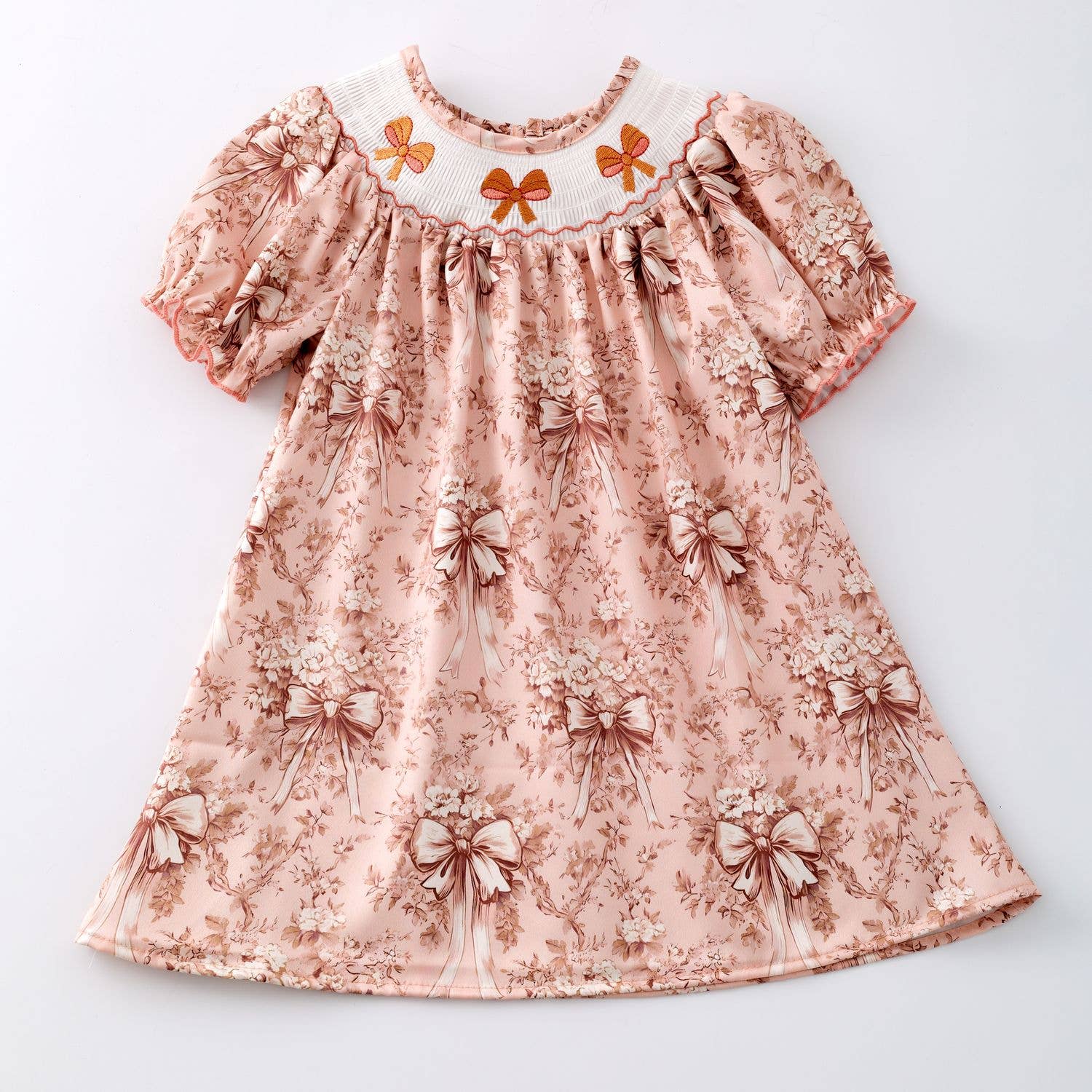 Clover Cottage - Wholesale Dress - Kids - Hazel Waverly Smocked Girls Dress3