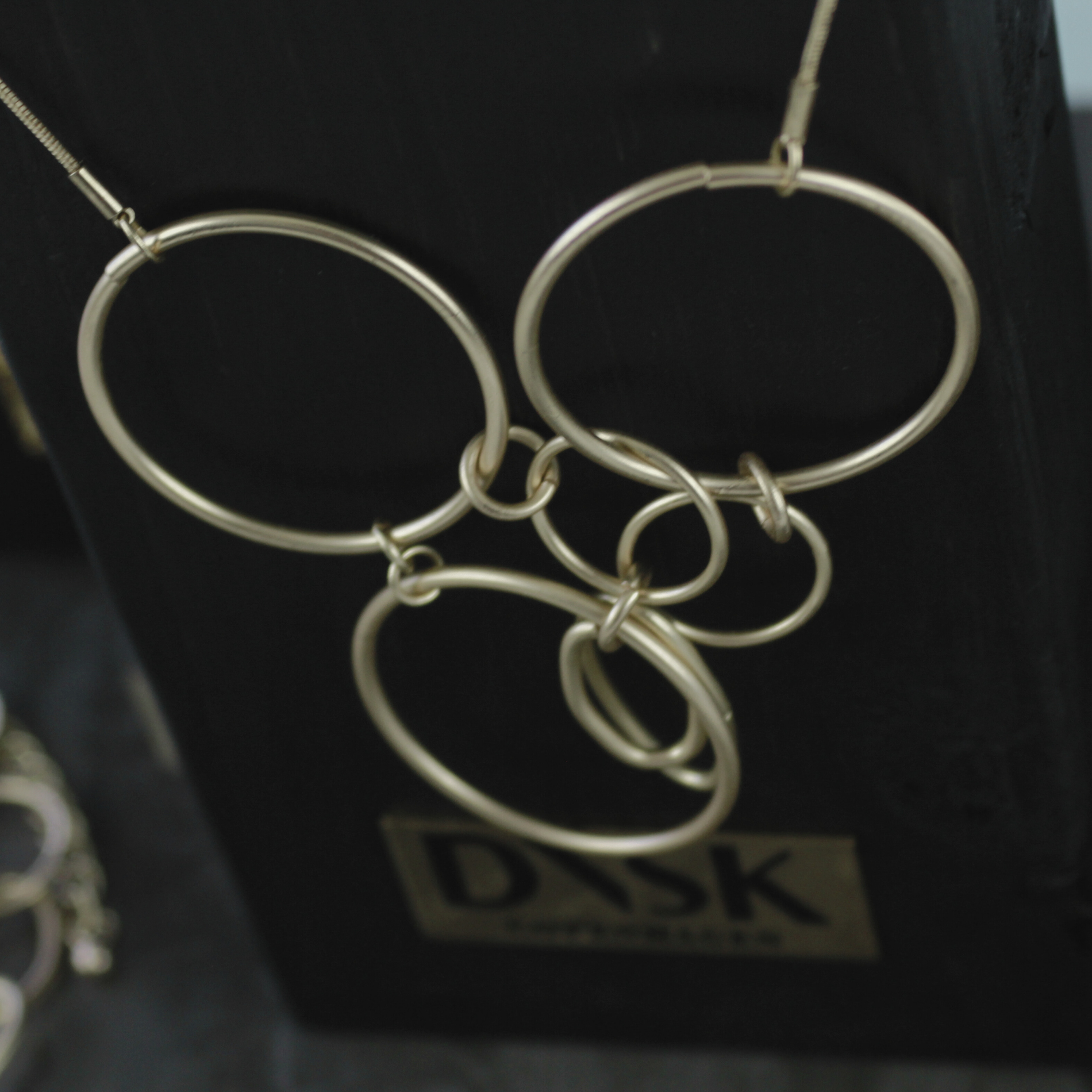 Dansk Copenhagen - Wholesale Pendant/Charm Necklace - Tempeste IN:STORE Short Statement Necklace Gold Plating2