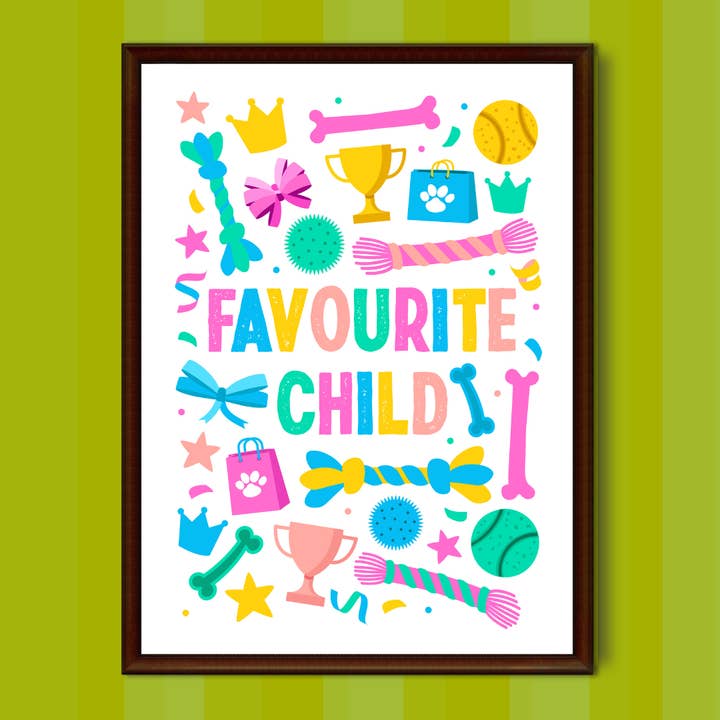 Lámina decorativa de perro favorito del niño para venta al por mayor de Scoff Paper