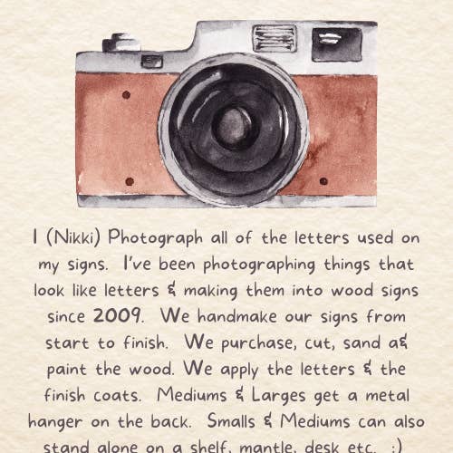 Letters Of Love Designs - Wholesale Sign - Grandma Sign, Grandma Gifts for Grandma, Photo Letter Art4