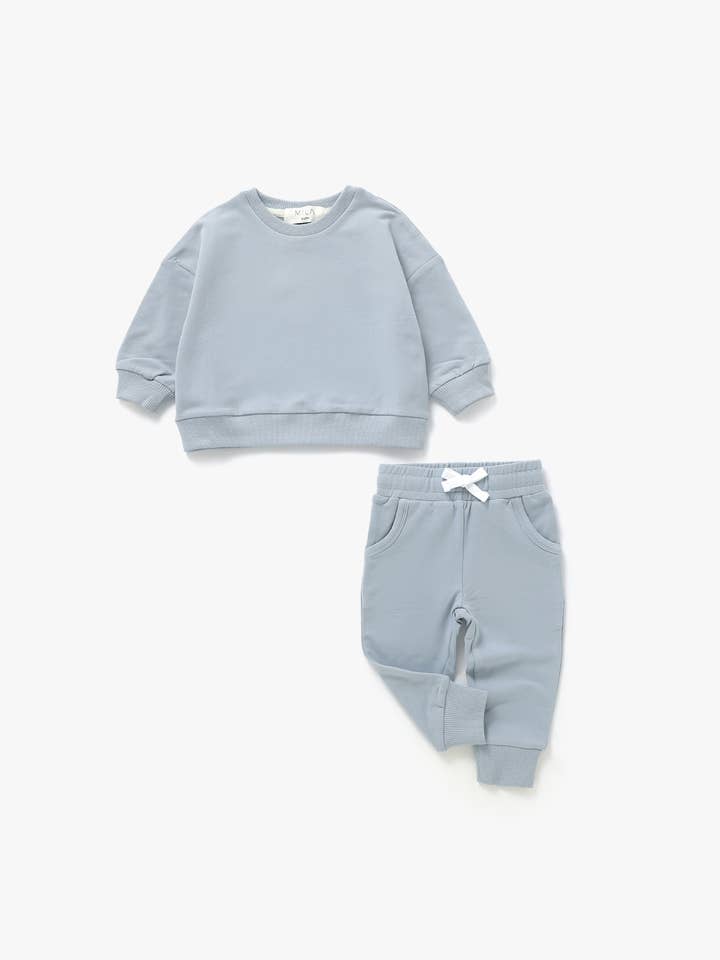Ensemble Sweatshirt et Jogger | Brouillard pour la vente par Mila & Co.