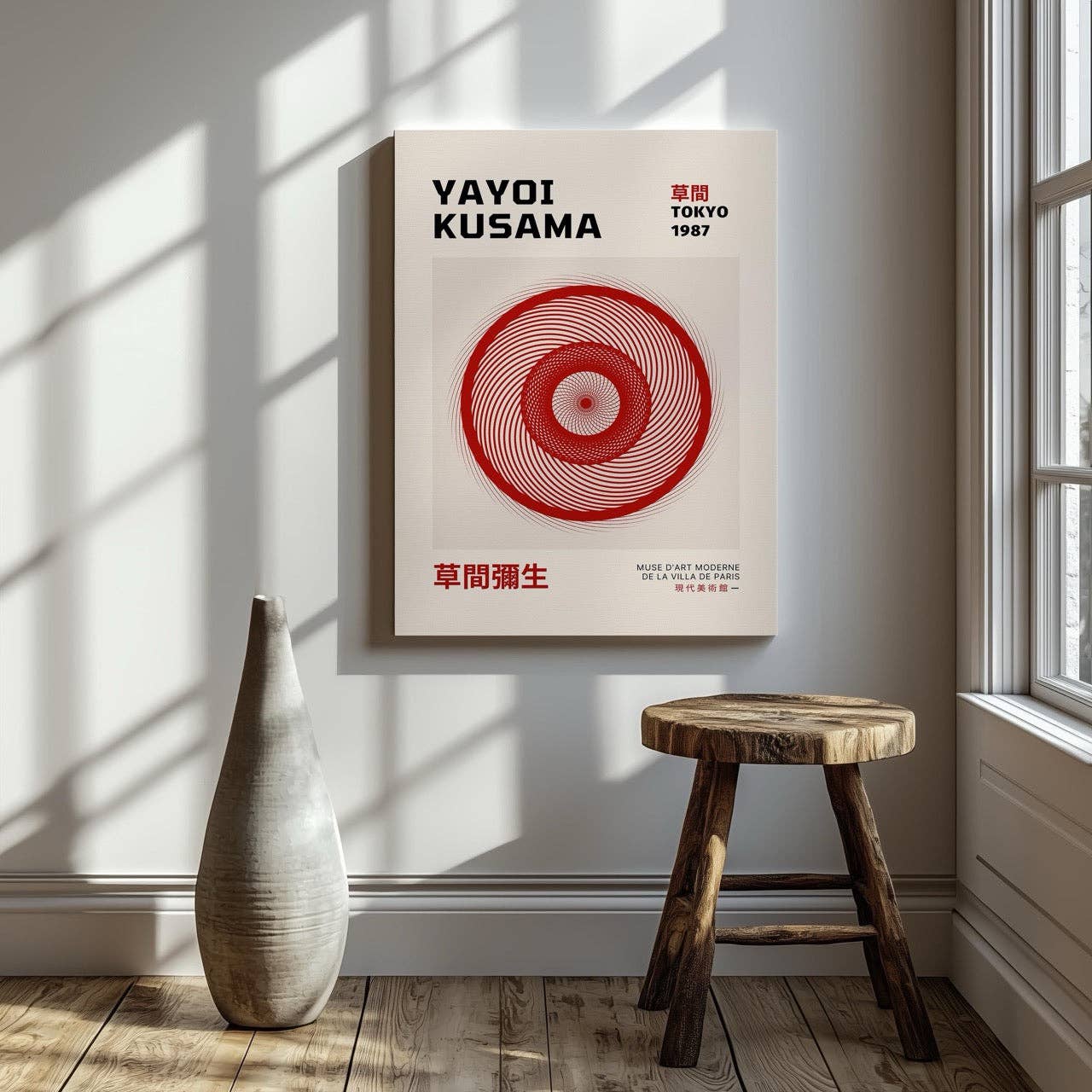 House Prints - Wholesale Art Print - Tokyo 1987 - Yayoi Kusama - Framed Canvas Wall Art Print4