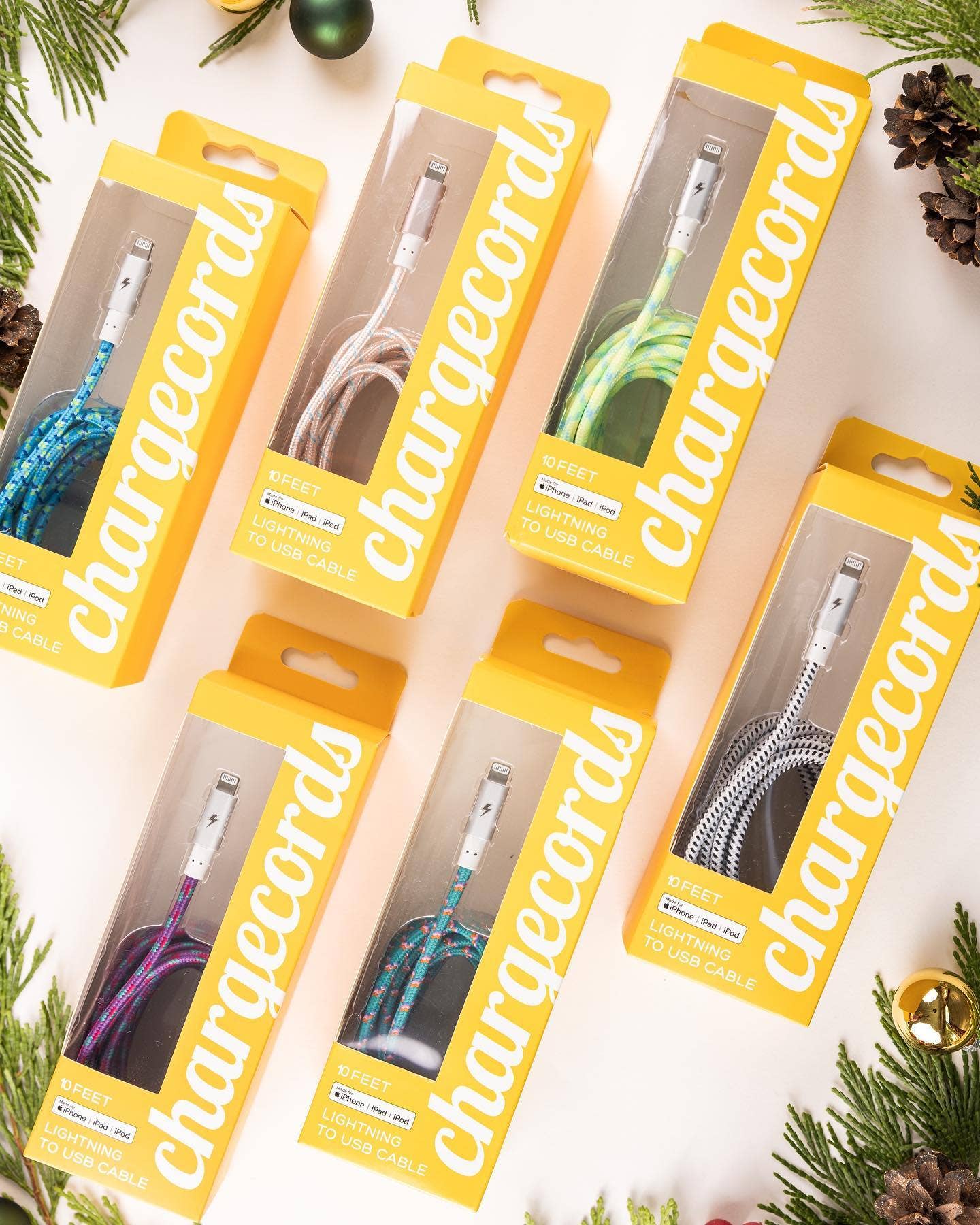 Charge Cords - Wholesale Charging Cable - Rose Gold USB-C to Lightning iPhone Cable [10 ft / 3m Length]2