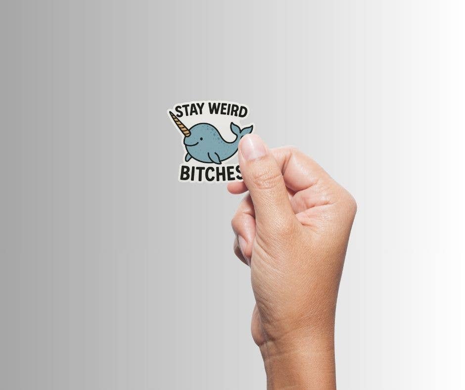 Slightly Askew Art - Wholesale Sticker - "Stay Weird Bitches" Sticker Variety Pack - 10 Designs15