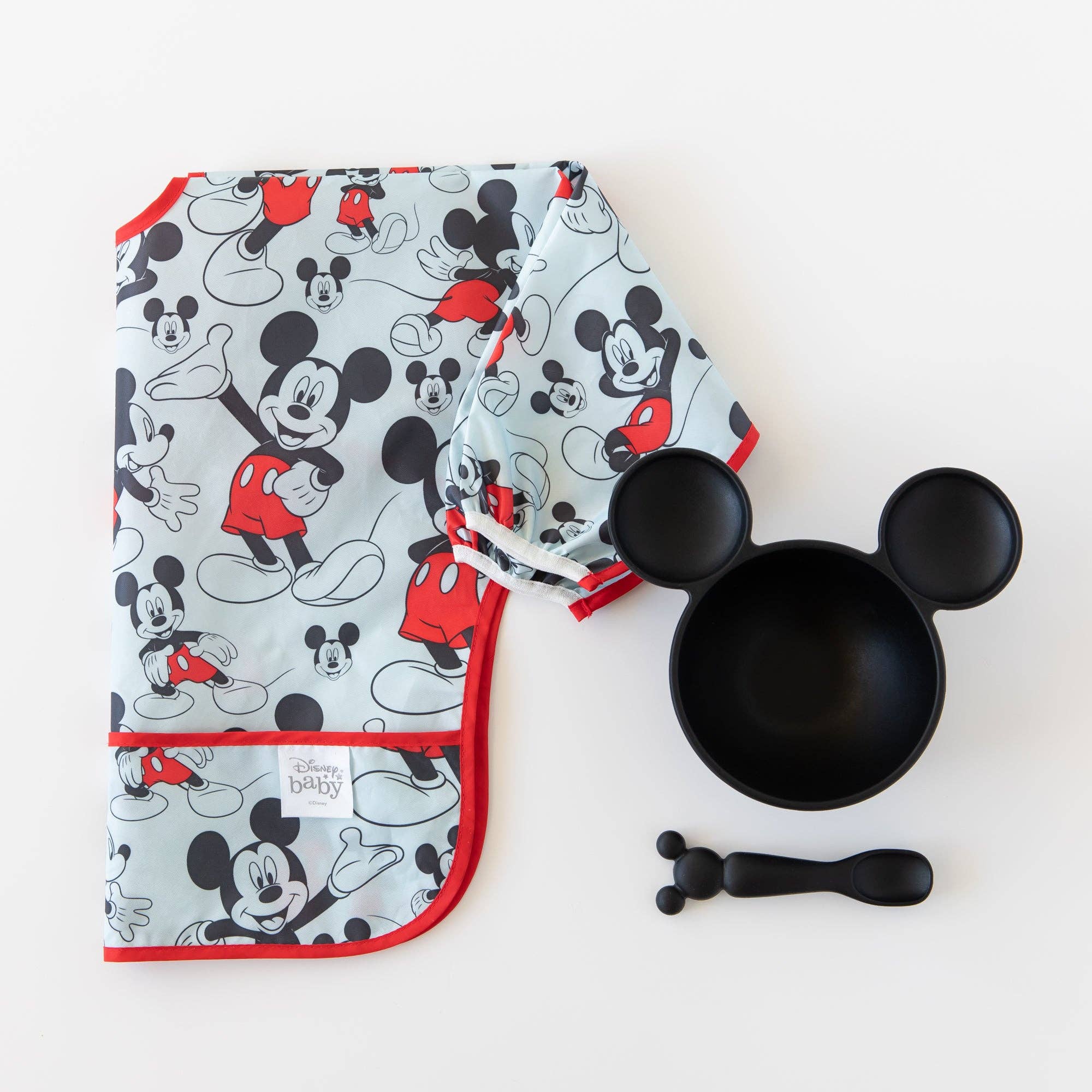 Bumkins - Wholesale Bib - Baby - Sleeved Bib: Mickey Mouse2