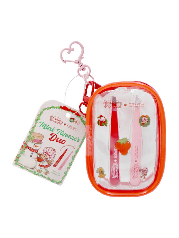 CELAVI SS46348H Holiday 2 stk Mini Pincet Nøglering Sæt - 12 for engroshandel hos PINEAPPLE Beauty