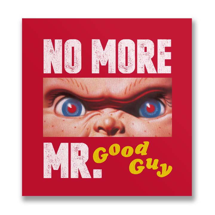 Sticker No More Mr. Good Guy pour la vente par Hybris Production AB