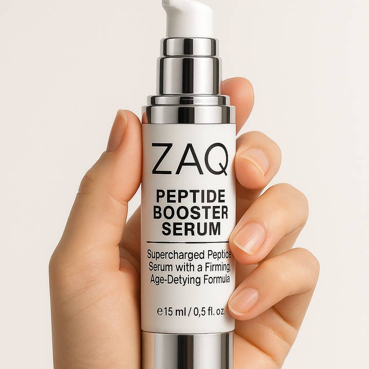 Sérum Booster de Peptides ZAQ – Formule Raffermissante Anti-Âge pour la vente par ZAQ Skin + Body Care