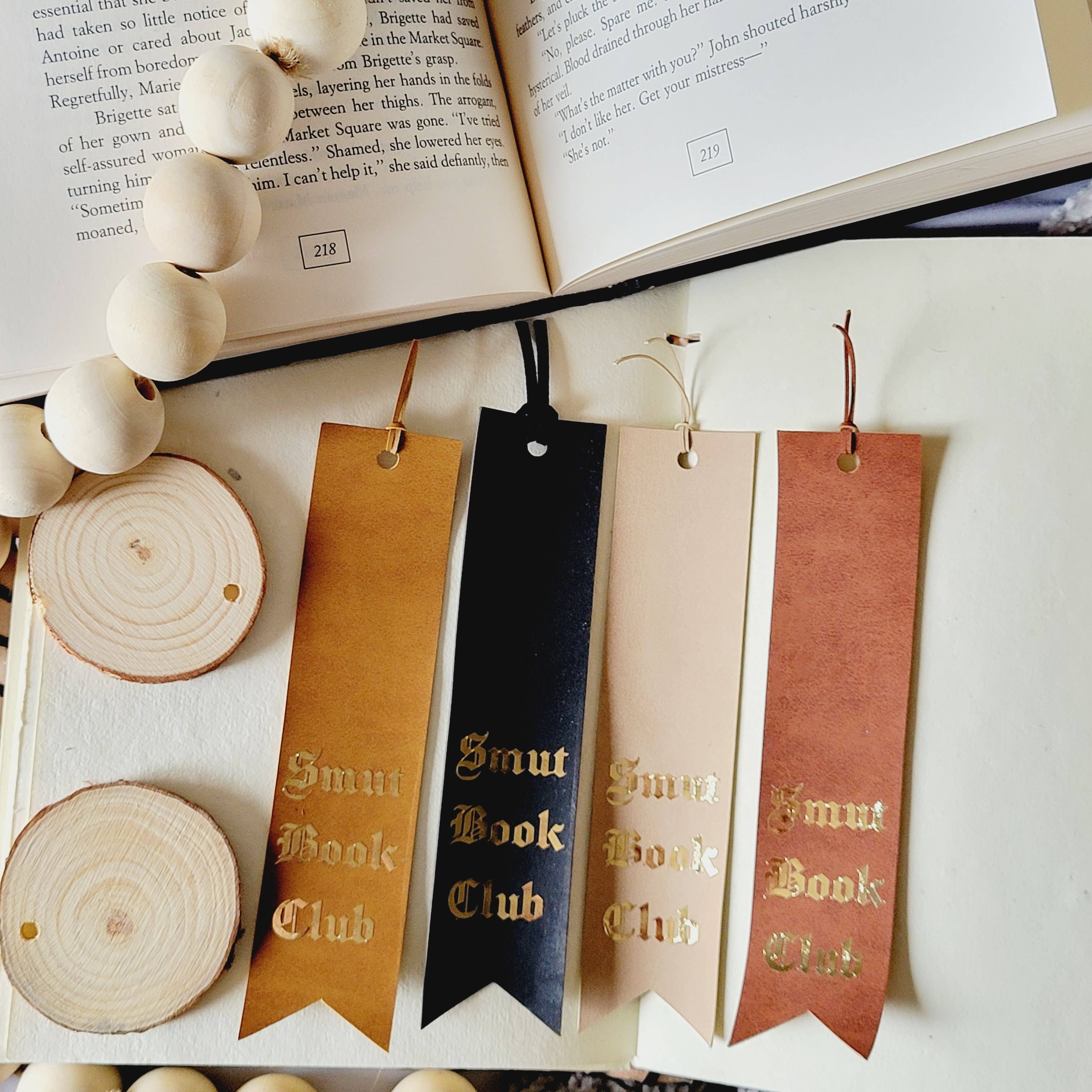 Bookish Heaux - Wholesale Bookmark - Smut Book Club Faux Suede Bookmark3