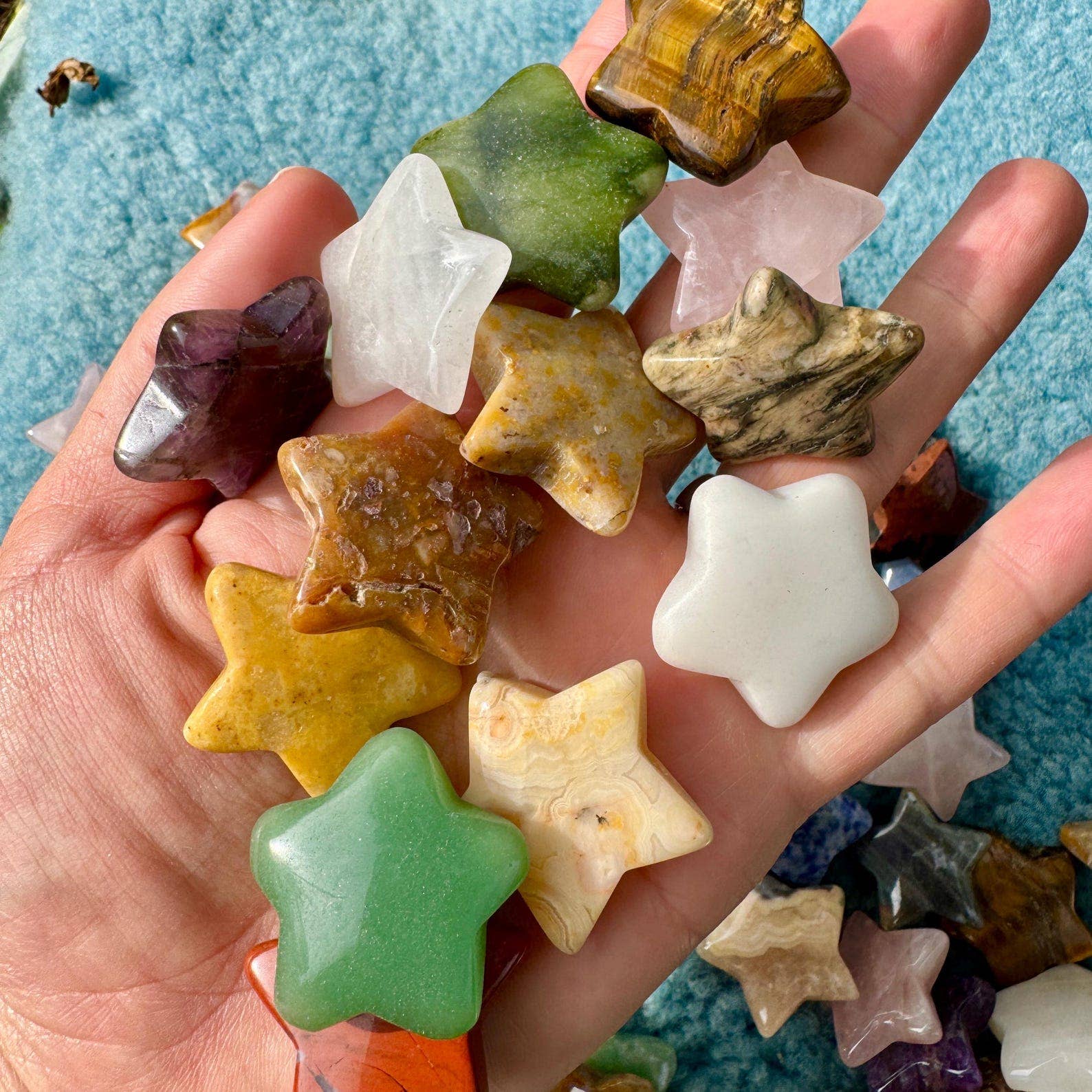 Elf Kendal Hippies - Wholesale Spiritual Stone/Crystal - Crystal star 3cm or 1.2inch by elf in UK Gemstone star gifts9