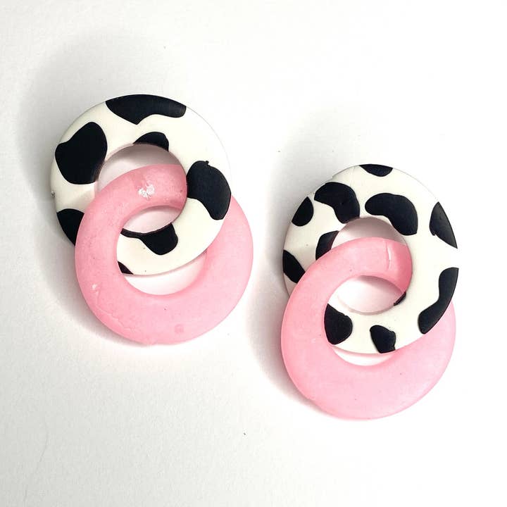 Brincos Argila Polímero artesanal 43 por atacado de Kismet Designs