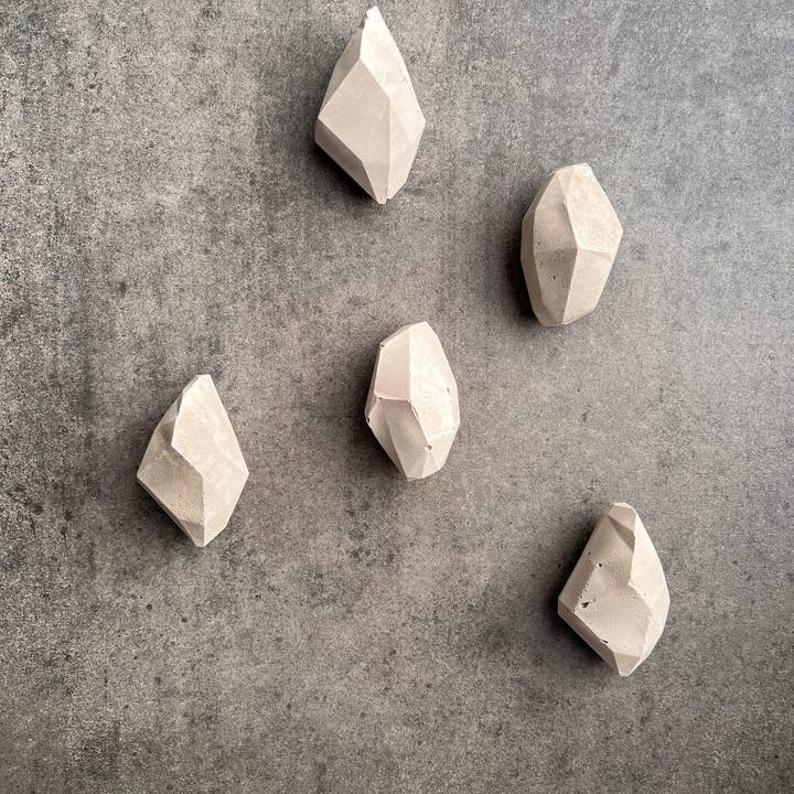 Minimal Loot Design - Wholesale Wall Hook - Geometric Wall Hook, Concrete Wall Hook, Irregular Knob, Towel Hook, Wall Hanger, Cement Wall Decor, Minimalist, Modern Wall Peg