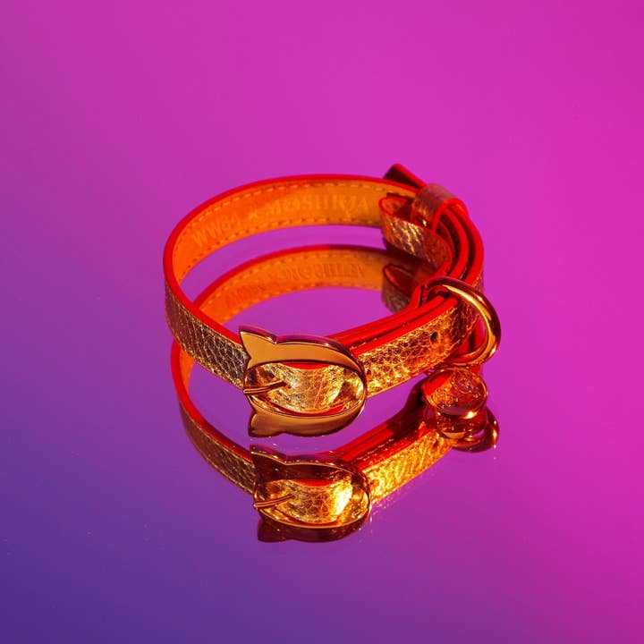 Gold Golden Cat Collar of Independence for wholesale on Faire