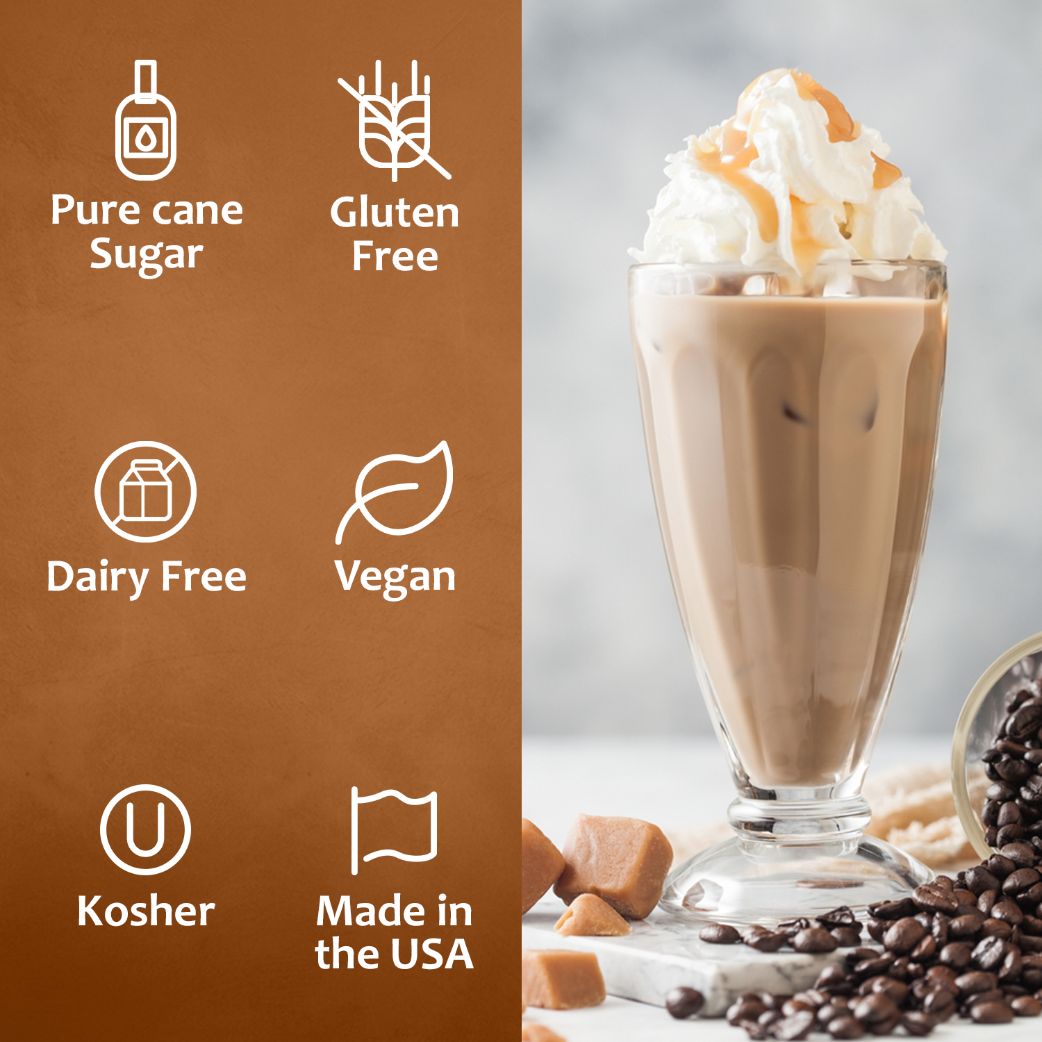 Syruvia - Wholesale Flavored Syrup - Caramel Syrup3