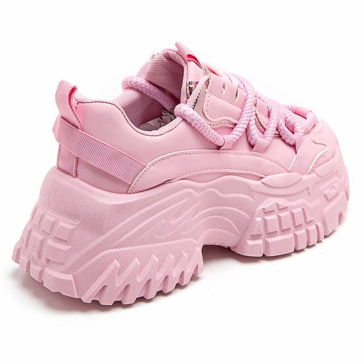 No Doubt Shoes - Wholesale Lifestyle Sneakers - Women's - WOMEN'S CHUNKY TRENDY SOLE LACE UP SNEAKERS18