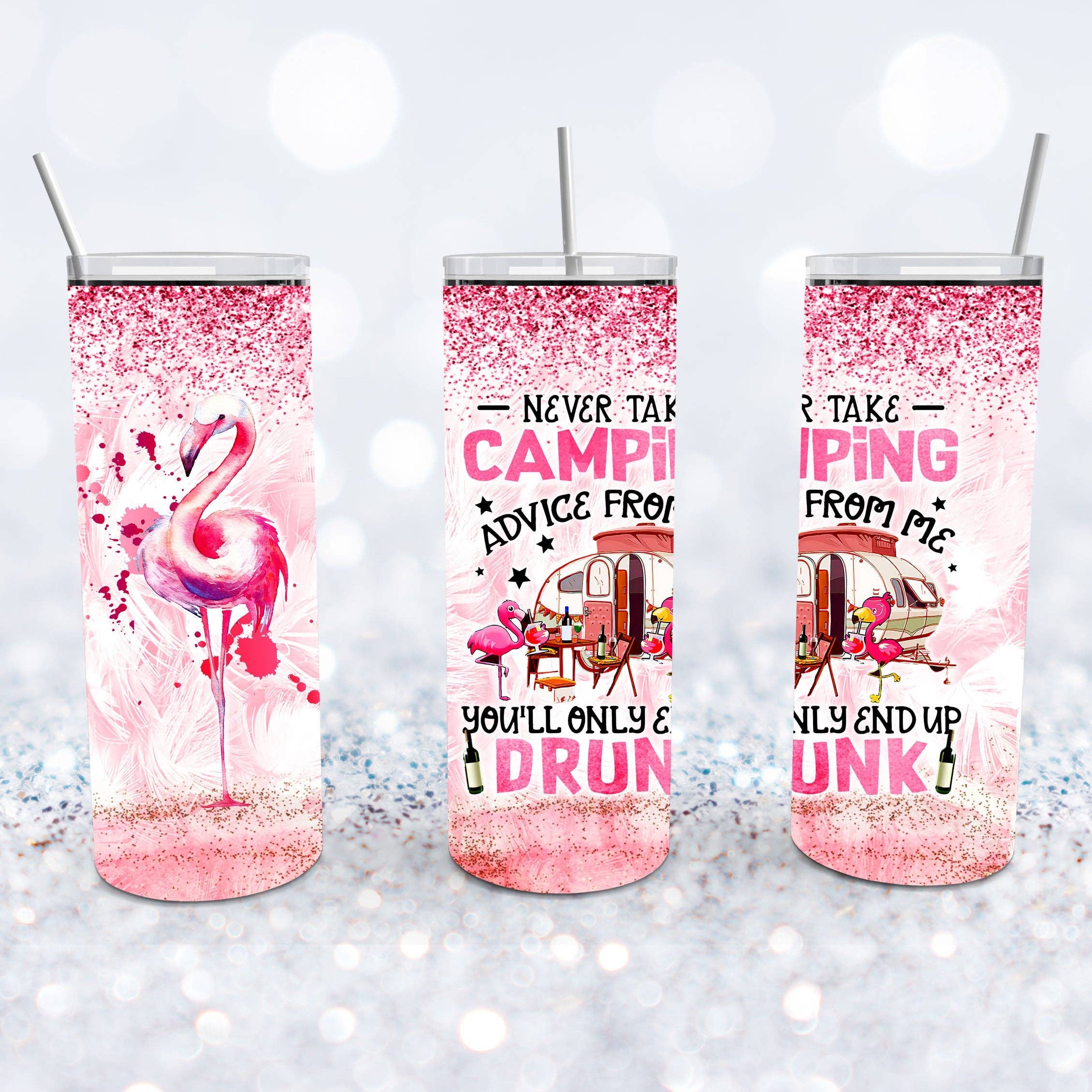 Beyond Bayside - Wholesale Insulated Mug/Tumbler - Drunk Camping Advice Tumbler0