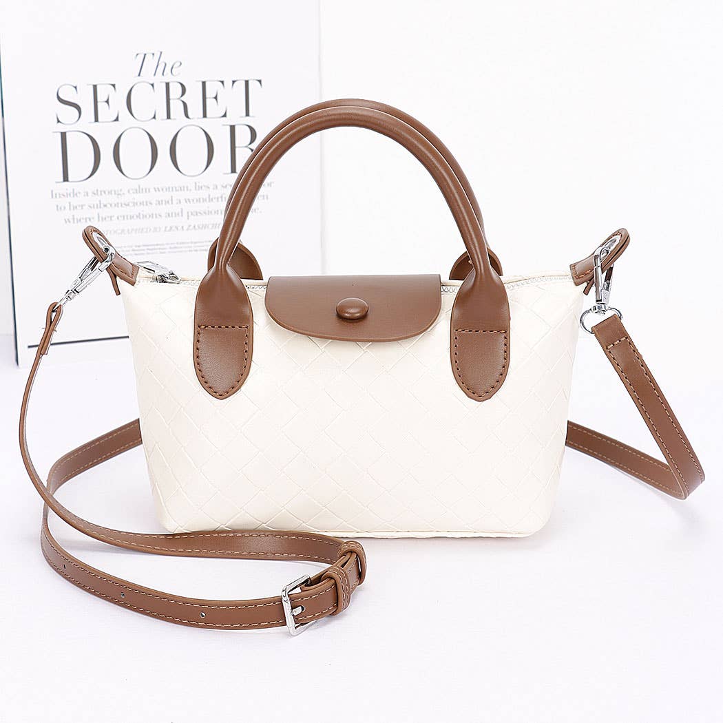 3AM BY H&D ACCESSORIES - Wholesale Top Handle Bag - Women's - Embossed Faux Leather top Handle Clutch3