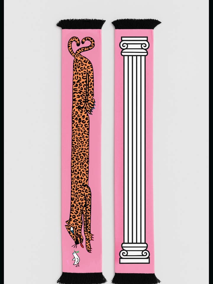 Cachecol coluna-leopardo por atacado de GRAIN