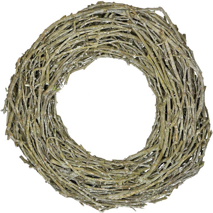 Ghirlanda d'uva naturale, D70cm, verde ghiaccio per la vendita all'ingrosso da parte di Vosteen