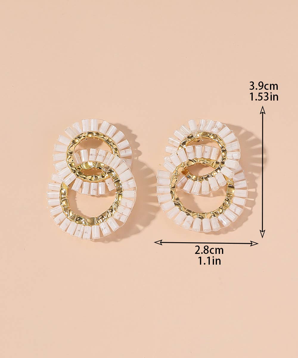 Blossom bijoux - Wholesale Dangle Earrings - Stud earrings 25AHBOL0293