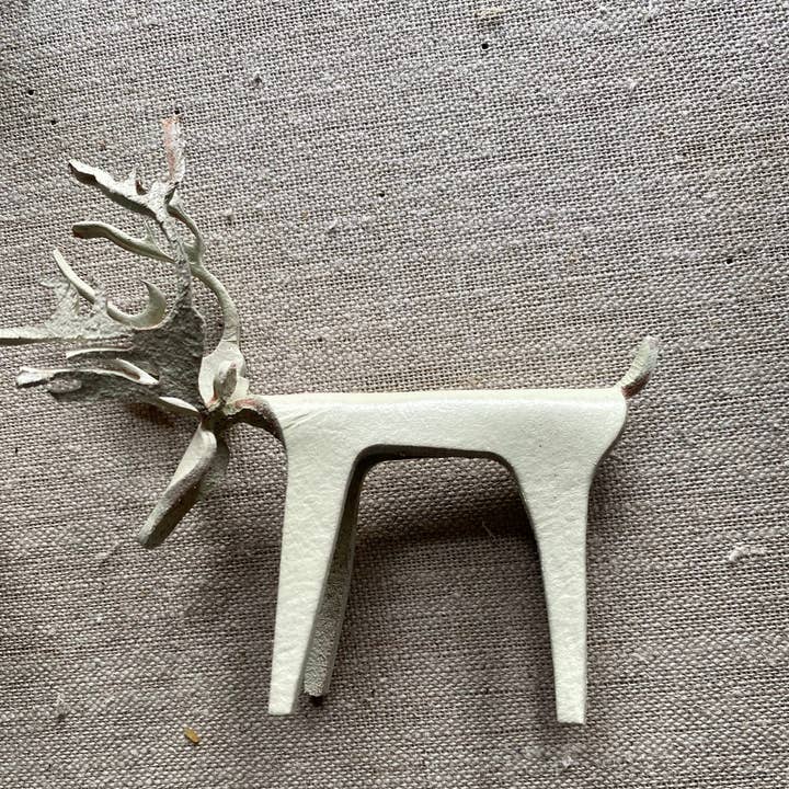 The Merchant Studio – wholesale Ornament – Leather Reindeer Ornament3