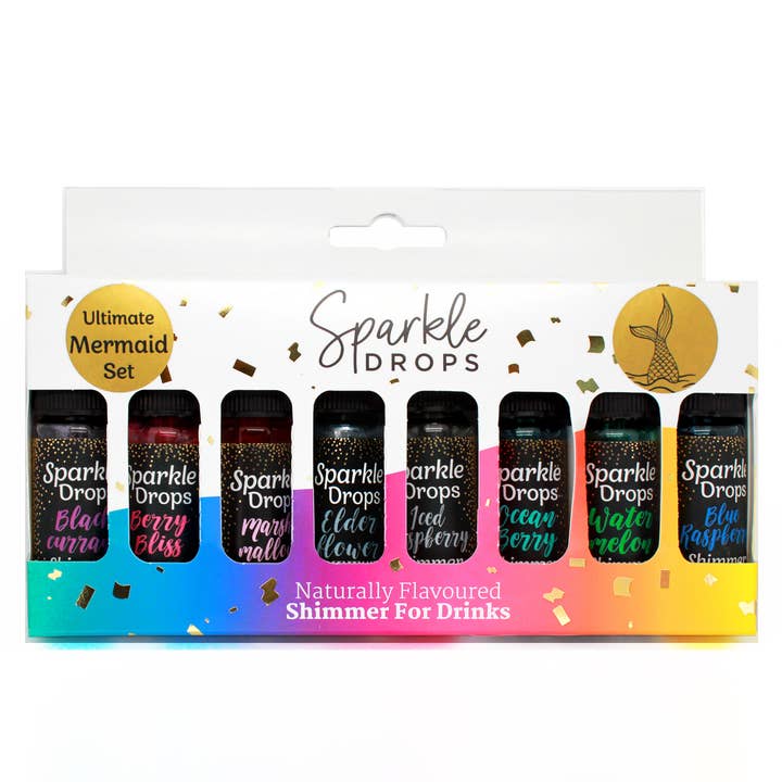 Sparkle Drops Shimmer Syrup 80ml Gift Set - 6 Mixed for wholesale by Sparkle Drops