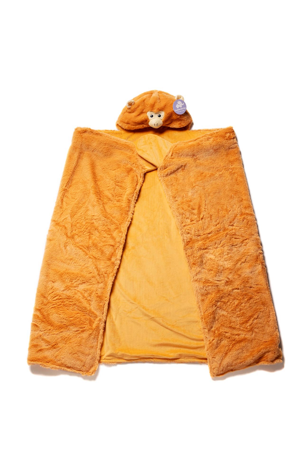 Plushland - Wholesale Security/Cuddle Blanket - Baby - Cuddleworks Weighted Plush Hooded Blanket - Sensory Comfort9